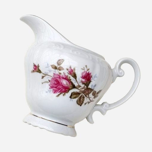 Cremero Japonés Porcelana diseño floral - Imagen 2