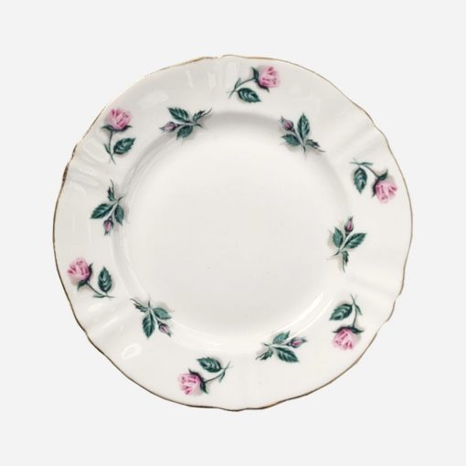Plato de Pan Inglés Crown Staffordshire Rosies