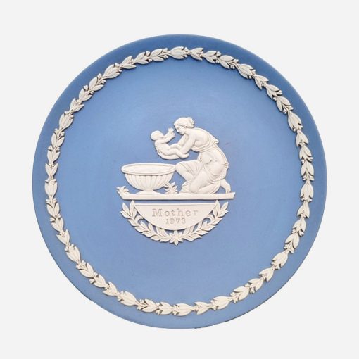 Plato Decorativo Inglés Wedgwood Jasperware Mother 1973