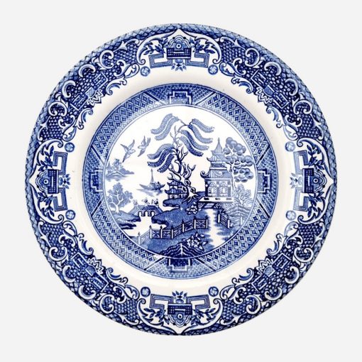 Plato Decorativo Inglés Ironstone Old Willow Blue