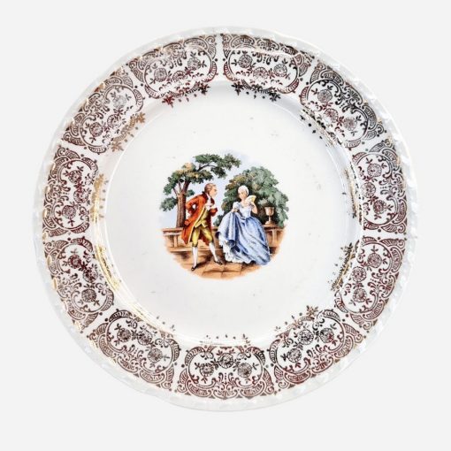 Plato de Pan Crooksville Ivory Dorado