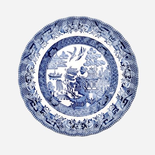 Plato de Pan Inglés Old Willow Blue Churchill