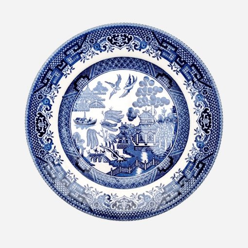 Plato de Pan Inglés Old Willow Blue Ironstone