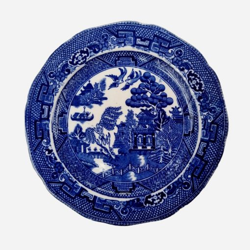 Plato de Pan Inglés Old Willow Blue sin sello