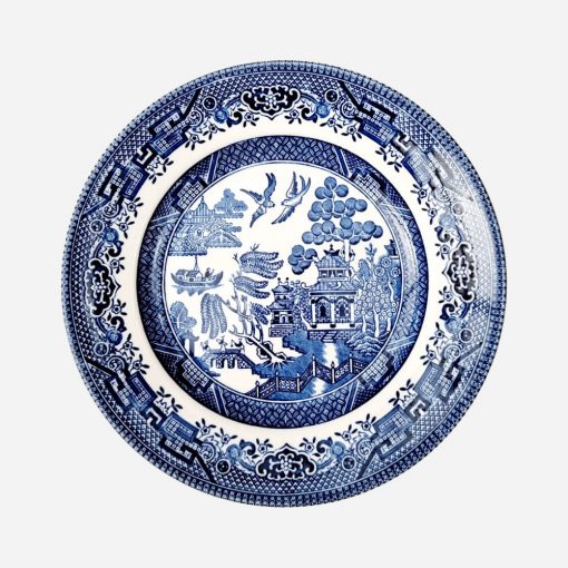 Trío de Té Inglés Churchill Old Willow Blue - Imagen 4