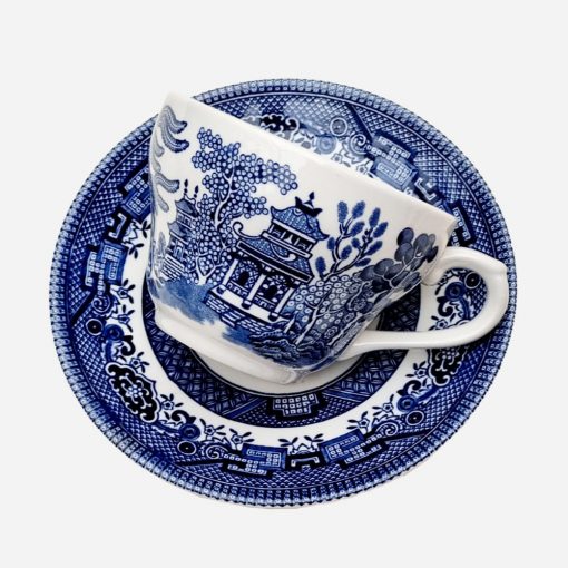 Dúo de Té Old Willow Blue Churchill - Imagen 2