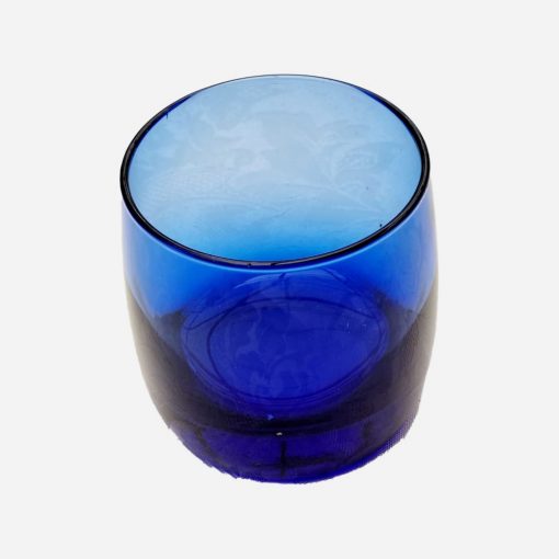 Juego de 6 Vasos Franceses Vidrio Blue Cobalt - Imagen 3