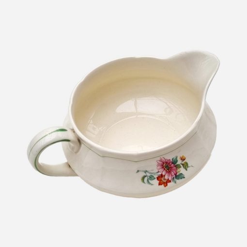Salsera Inglesa Alfred Meakin Marigold Ivory-Floral - Imagen 2