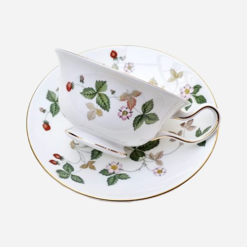 Dúo de Té Inglés Wedgwood Strawberry - Imagen 2