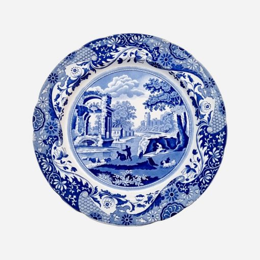 Quesera Dulcera Inglesa Copeland Spode Italian Blue - Imagen 2