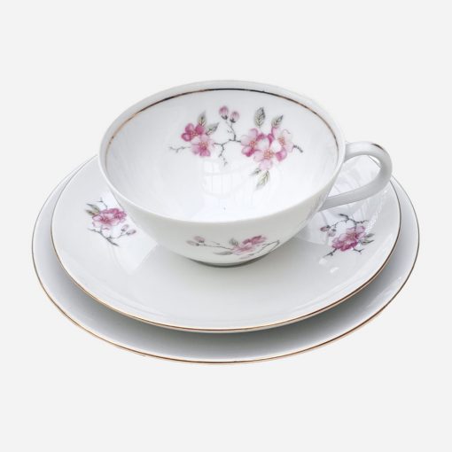 Trío de Té Alemán Cherry Blossom