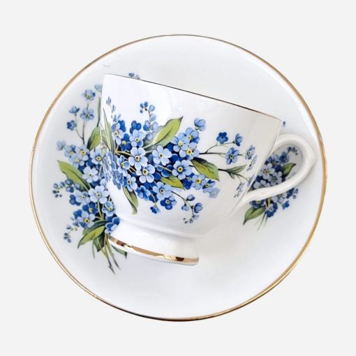 Dúo de Té Inglés Forget Me Not - Imagen 2