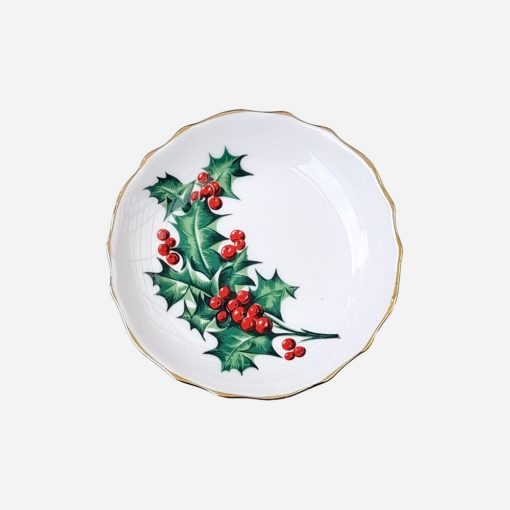 Mini Plato de Navidad Inglés Tuscan