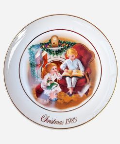 Plato Decorativo Navidad Avon 1983