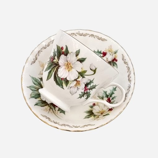 Dúo de Té Inglés December Rose Bouquet of The Month Series - Imagen 2
