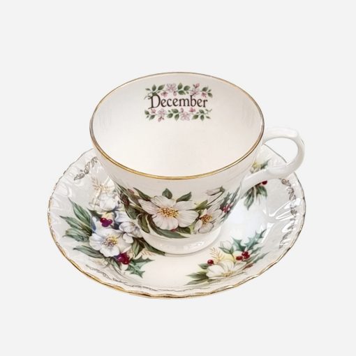 Dúo de Té Inglés December Rose Bouquet of The Month Series