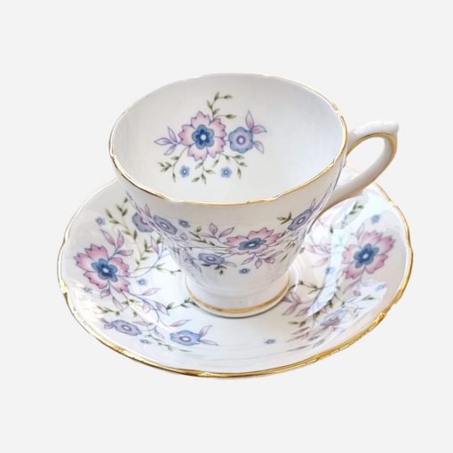 Dúo de Té Inglés Blue Blossom - Avon 1974