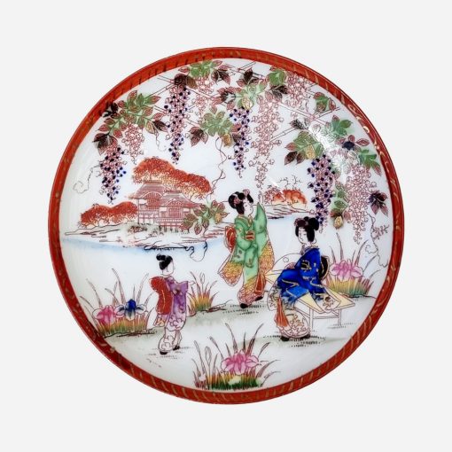 Dúo de Té Japonés Años '40 Cáscara de Huevo - Imagen 3