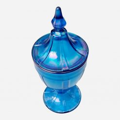 Frasco Boticario Inglés Fenton Celestial Blue años '30