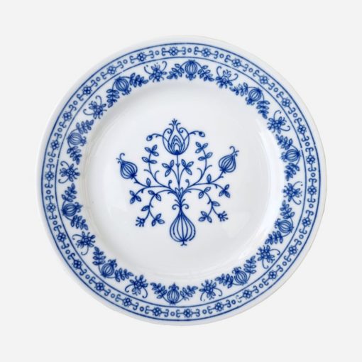 Plato Decorativo Alemán Blue Onion Khala años '50 GDR