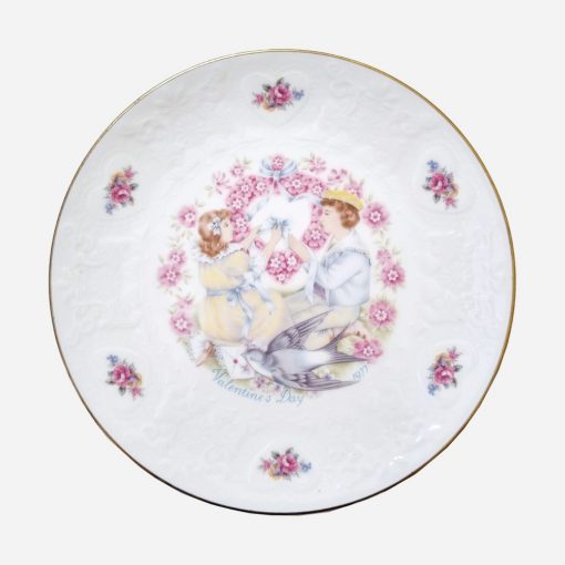 Plato Decorativo Inglés My Valentine 1977