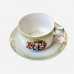 Taza de Café Bavaria Tornasol Escena Galante