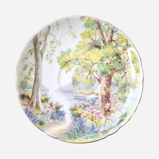 Dúo de Té Inglés Vintage años '50 Shelley Woodland - Imagen 3