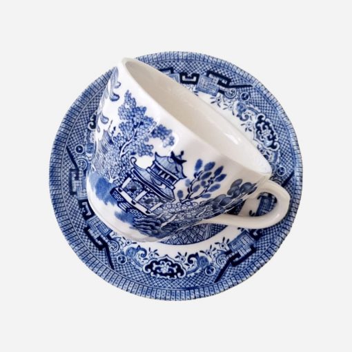 Dúo de Té Inglés Willow Blue Wessex Collection - Imagen 2