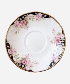Platillo de Té Inglés Queens Midnight Rose