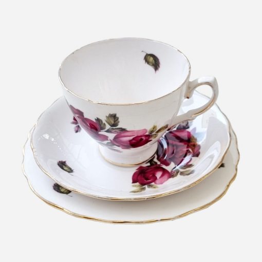 Trío de Té Inglés Queen Anne