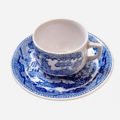 Tazas de Café Espresso Willow Blue Eagle Brand