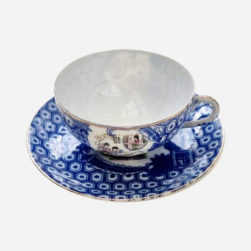 Dúo de Té Demitasse Chino Vintage