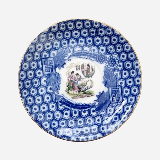 Dúo de Té Demitasse Chino Vintage - Imagen 3