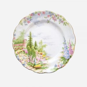 Plato de Pan Inglés Royal Albert Kentish Rockery
