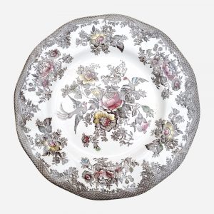 Plato de Fondo Inglés Enoch Wedgwood Asiatic Pheasants