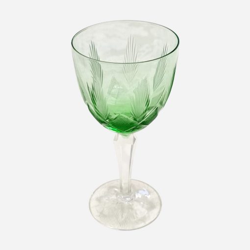 Juego de 6 Copas Francesas de Cristal Tallado - Imagen 3