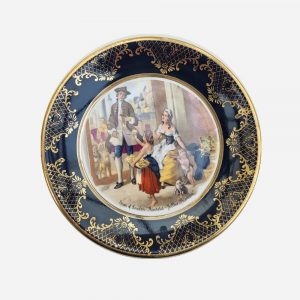 Plato Decorativo Inglés Falcón Ware