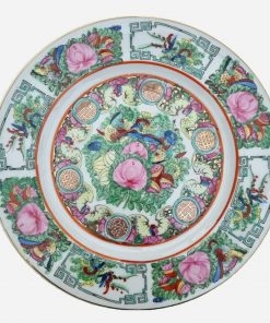 Plato de Fondo Chino Rose Medallion