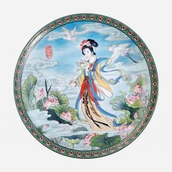 Plato Decorativo Porcelana China Imperial Jingdezhen 1991