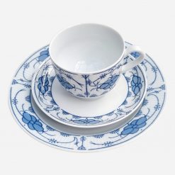 Trío de Té Alemán Khala GDR Blue Danube
