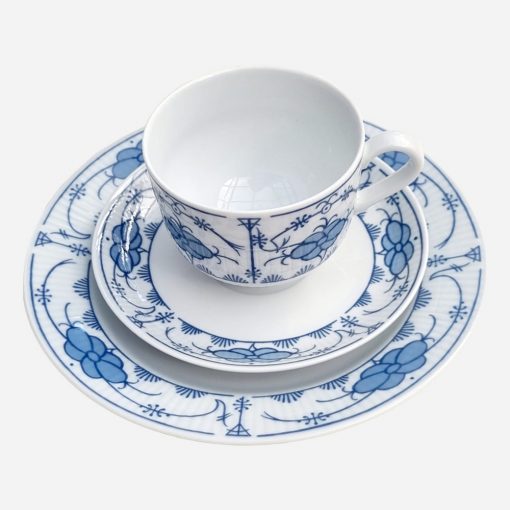 Trío de Té Alemán Khala GDR Blue Danube