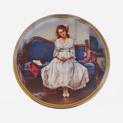 Plato Decorativo Norman Rockwell Waiting at The Dance 1993