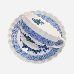 Alternative view of Dúo de Té Inglés Copeland Spode Blue Belle Circa 1929