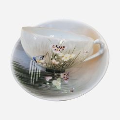 Alternative view of Dúo de Té Japonés Cáscara de Huevo Años '40