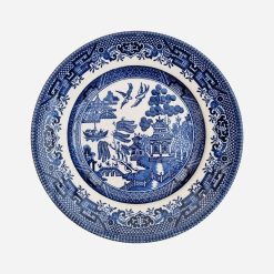 Plato de Pan Inglés Churchill Willow Blue