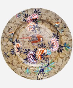 Plato Decorativo Inglés Spode Tumbledown Dick Circa 1830