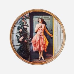 Plato Decorativo Norman Rockwell "Standing in The Doorway"