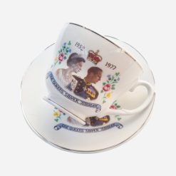 Alternative view of Taza Inglesa Sheriden Conmemorativa Queen Elizabeth Silver Jubilee 1977