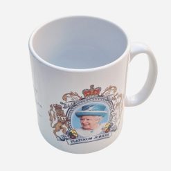 Alternative view of Tazón Inglés sin sello Platinum Jubilee Queen Elizabeth -2022