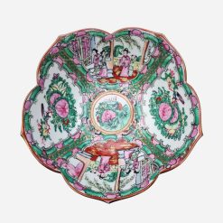 Alternative view of Fuente - Centro de Mesa Chino Famille Rose Pender Peony 1950